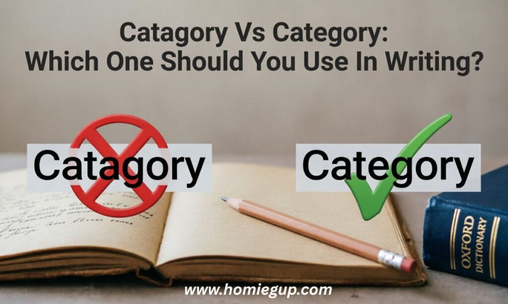 Catagory Vs Category Which One Should You Use In Writing