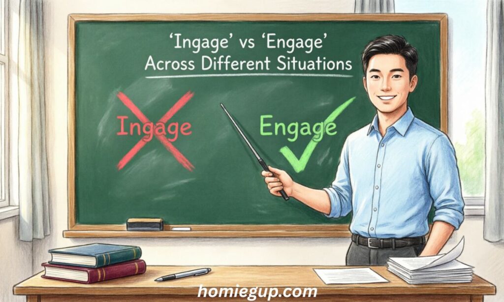 _Ingage vs Engage Across Different Situations