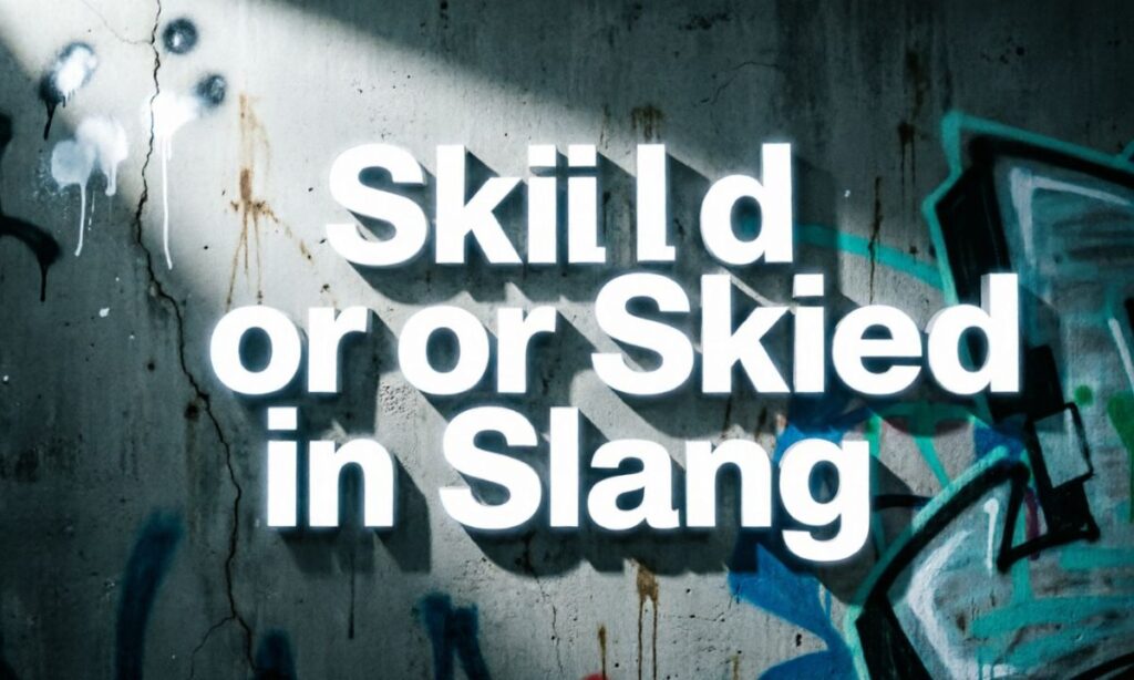 Skiid or Skied in Slang