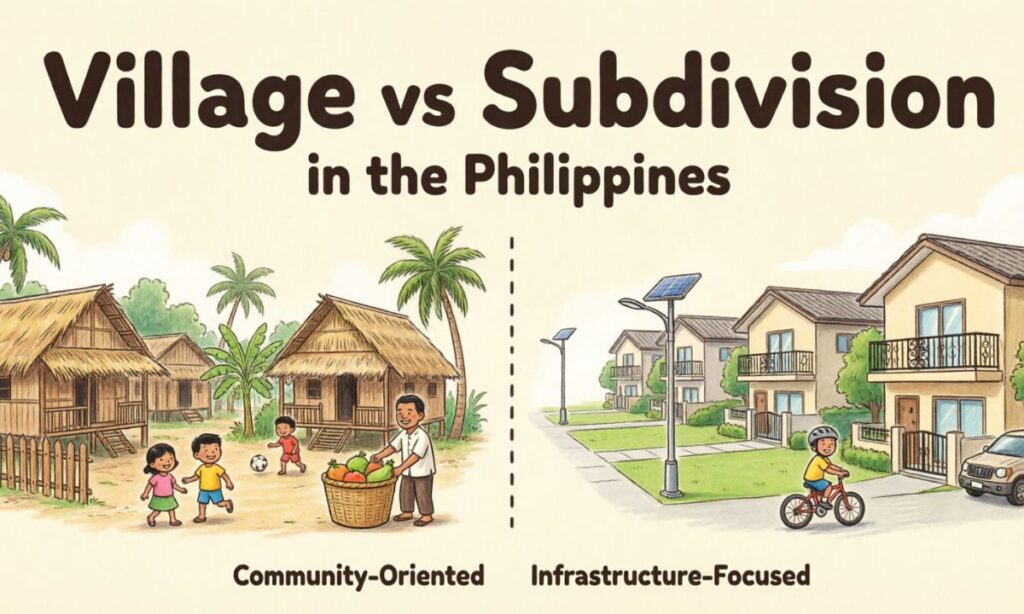 Village vs Subdivision in the Philippines