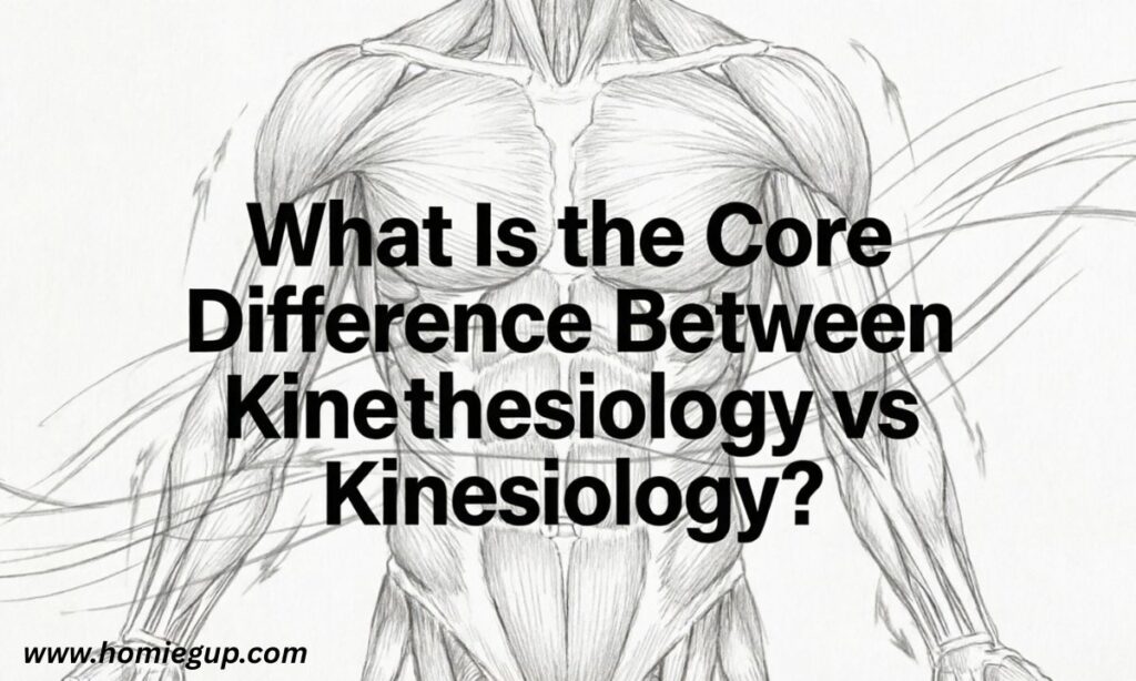 What Is the Core Difference Between Kinesthesiology vs Kinesiology