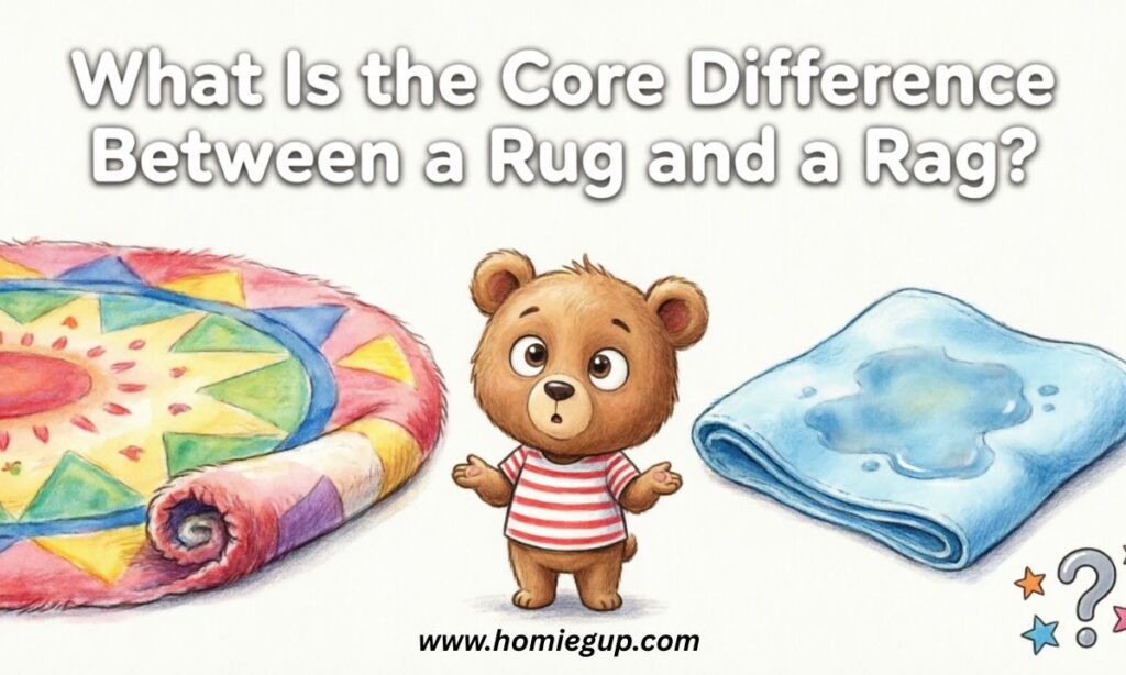 What Is the Core Difference Between a Rug and a Rag