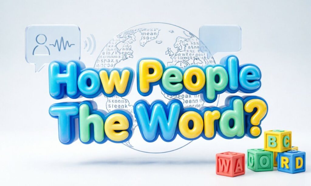 How People Use The Word