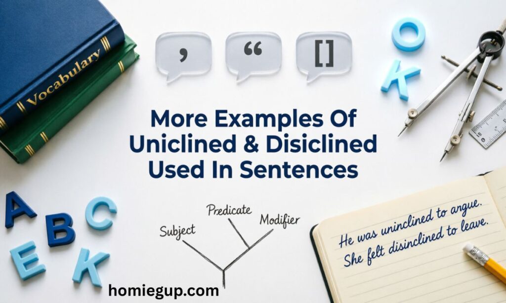More Examples Of Uninclined & Disinclined Used In Sentences