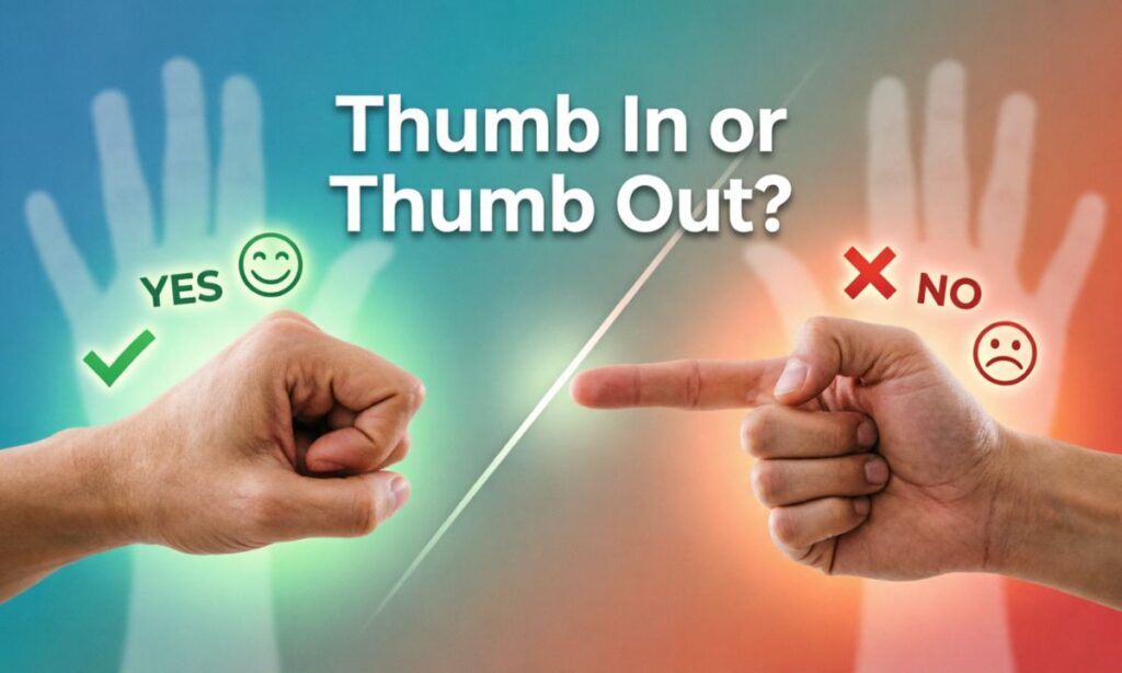 Thumb In or Thumb Out