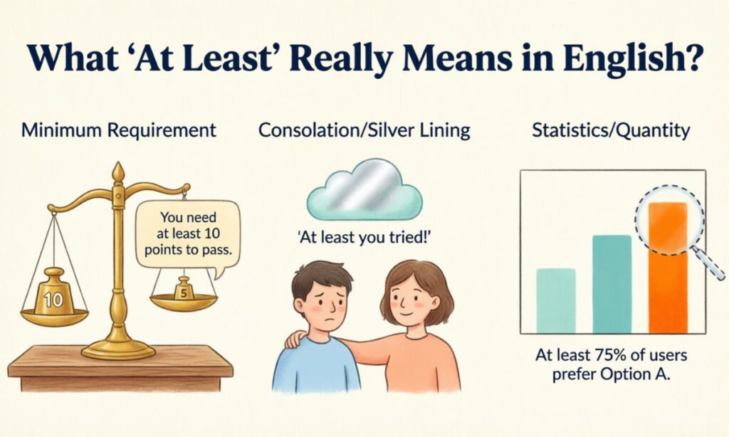 What At Least Really Means in English