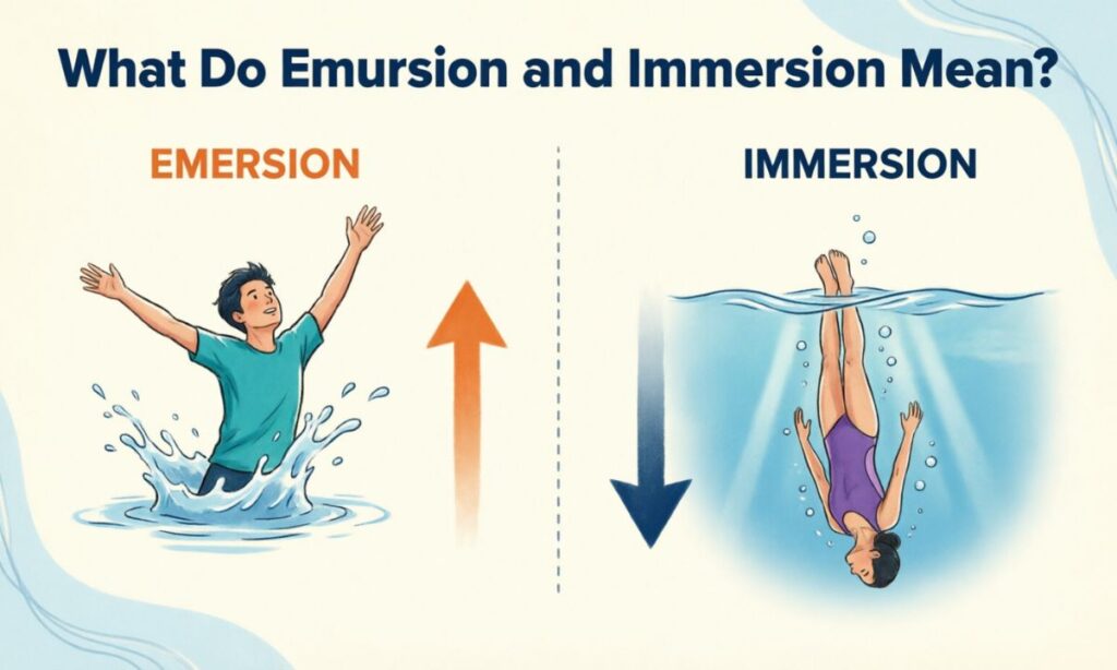 What Do Emersion and Immersion Mean
