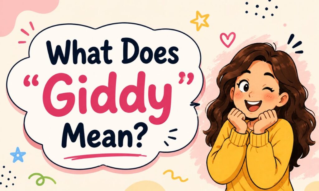 What Does Giddy Mean