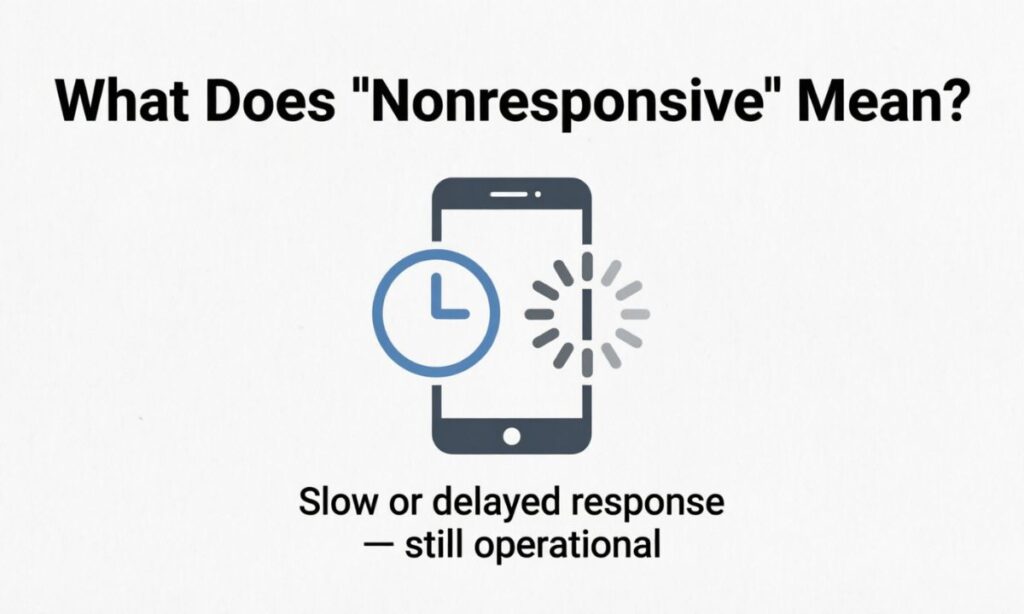 What Does Nonresponsive Mean