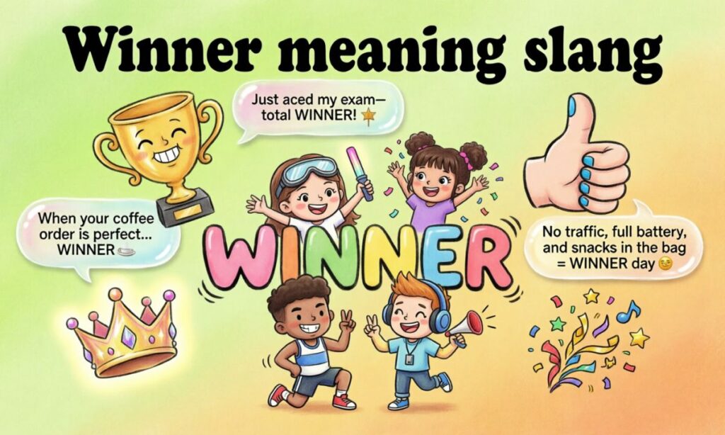 Winner meaning slang