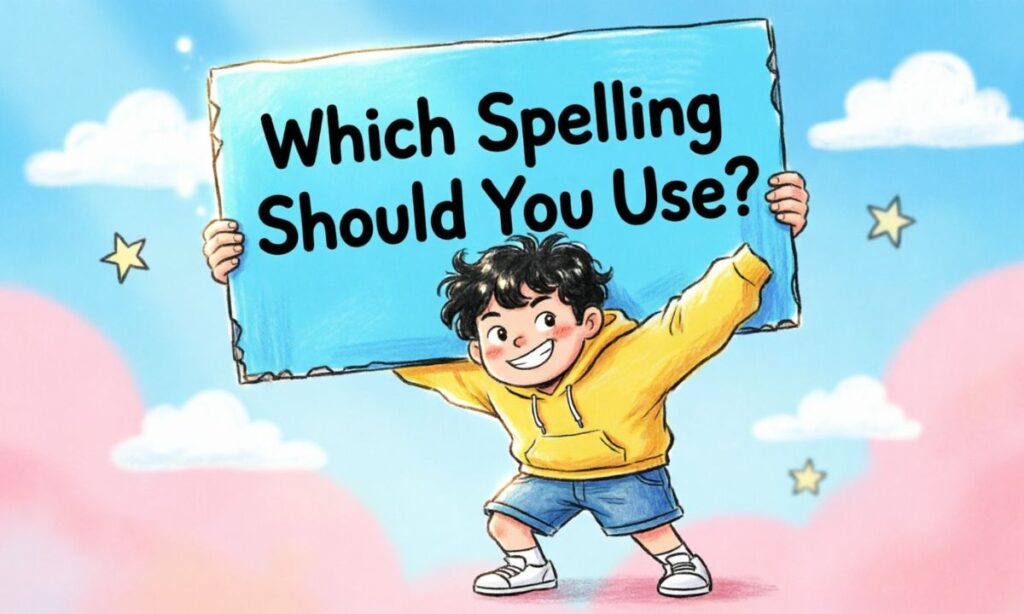 Which Spelling Should You Use (1)
